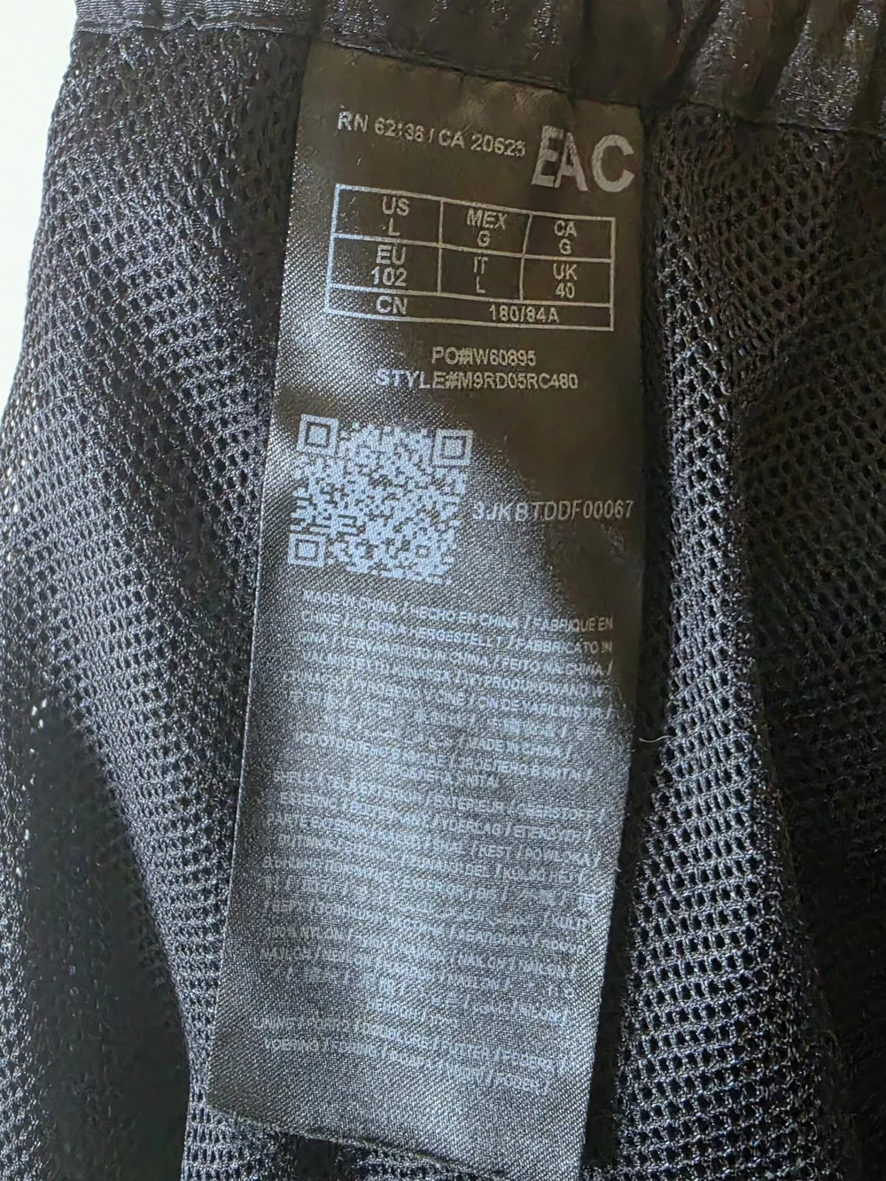 GUESS Black Men’s Swim Shorts with Multicolor Logo